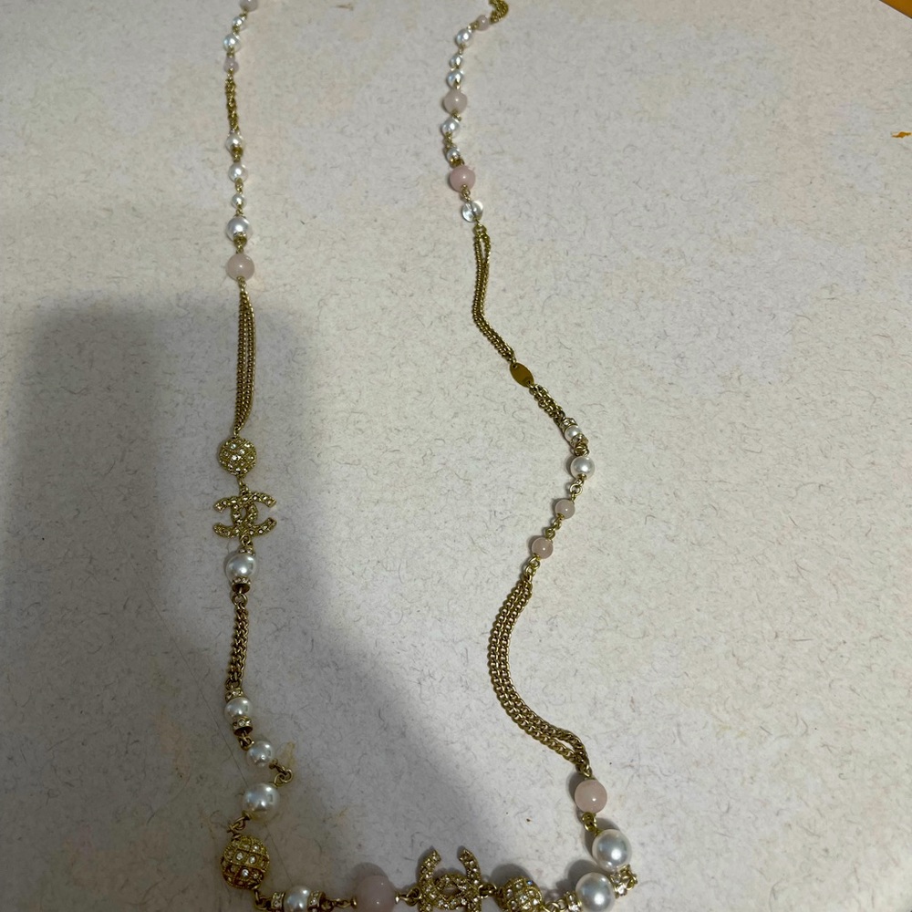 Vintage Chanel necklace-authentic 44 inch